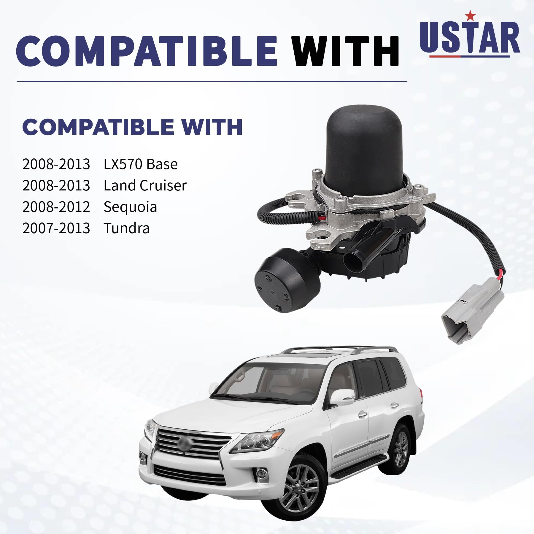 Big Check (Pair 2) Replacement For 2007-2014 Toyota Tundra Land